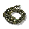 Natural Pyrite Beads Strands G-G030-A03-02-3