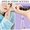 60Pcs Transparent Spray Painted Glass Beads EGLA-YW0005-31-6