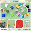 18Rolls 18 Colors Cotton Thread OCOR-PH0002-07B-5