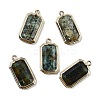 Natural African Turquoise(Jasper) Pendants G-U019-04G-04-1