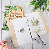1 Set Wooden 2-Ring Loose Leaf Binder Postcard Phote Album Cover DIY-SD0002-03A-6