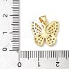 Brass Micro Pave Cubic Zirconia Charms LS-KK-Q068-09D-G-3