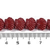Synthetic Coral Dyed Carved Beads Strands CORA-K009-05A-05-4