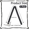 1Pair Polypropylene Spur Straps AJEW-GF0012-66-2