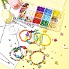 DIY Glass Seed & Synthetic Turquoise & Natural Cowrie Shell Bracelets Making Kits DIY-FS0007-11A-8