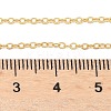 Brass Cable Chain Necklaces NJEW-K123-05G-3
