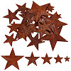 Gorgecraft 30Pcs 5 Style Rust Iron Pendants IFIN-GF0001-27-1