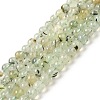 Natural Prehnite Beads Strands G-S333-6mm-032-2