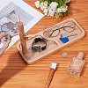 Wood Jewelry Tower Holder with Tray ODIS-WH0078-59-4