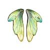 2Pcs Transparent Epoxy Resin Pendants RESI-A044-05A-1
