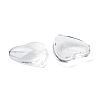 Transparent Glass Heart Cabochons GGLA-R021-20mm-3