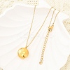 304 Stainless Steel Clear Cubic Zirconia Constellation Pendant Necklaces NJEW-R021-02G-08-2