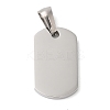 Non-Tarnish 304 Stainless Steel Pendants STAS-Q244-04P-1