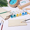 DIY Colored Drawing Wood Crafts DIY-PH0026-64-5