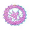 201 Stainless Steel 3D Rotating Hanging Wind Spinner STAS-T064-95-1