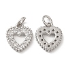 Eco-Friendly Brass Micro Pave Cubic Zirconia Pendants KK-M246-21P-1