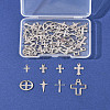 60Pcs 10 Styles 201 and 304 Stainless Steel Pendants STAS-FS0001-91-8
