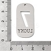 304 Stainless Steel Pendants STAS-D200-02H-P-3