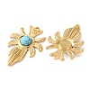 Synthetic Turquoise Pendants LS-STAS-Z177-07G-02-2