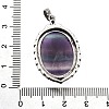 Natural Fluorite Pendants G-Q350-02K-3