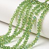 Electroplate Transparent Glass Beads Strands EGLA-A034-T4mm-T01-1
