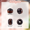 Dyed Natural Wood Beads WOOD-GO0001-07B-2