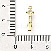 Brass Micro Pave Cubic Zirconia Pendants KK-M310-01G-09-3