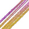 Transparent Gradient Color Glass Beads Strands GLAA-H021-01A-03-2