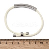 Round Nylon Milan Cord Slider Bracelet Making BJEW-L722-01P-14-3