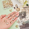45Pcs 9 Styles Alloy Pendants ALRI-PH0001-30-3