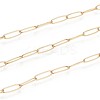 Ion Plating(IP) 304 Stainless Steel Paperclip Chains CHS-F010-01C-G-2