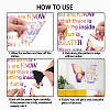 Translucent PVC Self Adhesive Wall Stickers STIC-WH0015-300-3