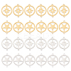 24Pcs 4 Style Stainless Steel Links Connectors STAS-UN0027-67-1