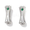 Brass Micro Pave Cubic Zirconia KK-C051-57P-01-1