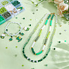 Saint Patrick's Day Polymer Clay & Glass Pearl Beads & Alloy Enamel Pendant Jewerly Making Finding Kits DIY-HY0002-21-4
