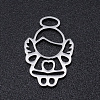 Non-Tarnish 201 Stainless Steel Laser Cut Pendants LS-STAS-S105-T888-1-1
