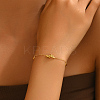 Elegant 201 Stainless Steel Link Bracelets VR7630-1-1