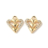 Brass Micro Pave Cubic Zirconia Pendants KK-D373-01A-G-1