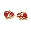 Rack Plating Brass Micro Pave Cubic Zirconia Pendants KK-A177-16G-3