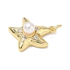 Brass Cubic Zirconia Pendants KK-L253-26G-01-2
