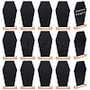 Coffin Shape  Wood Mini Chalkboard Message Board Signs AJEW-WH0567-61-1
