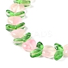 Transparent Glass Beads Strands GLAA-B021-04D-3