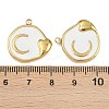304 Stainless Steel with Enamel Pendants STAS-Z166-19G-03-3