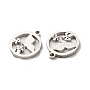 Non-Tarnish 304 Stainless Steel Charms STAS-M089-44P-2