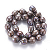 Natural Baroque Pearl Keshi Pearl Beads Strands PEAR-S021-198B-01-2