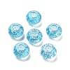 Transparent Acrylic European Beads TACR-P009-A01-02-1