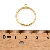 Brass Adjustable Loop Ring Bases KK-A272-10G-3