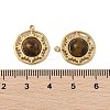 Natural Tiger Eye Pendants STAS-P380-21G-02-3