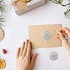 34 Sheets Silver Foil Embossed PET Picture Sticker DIY-WH0528-001-5
