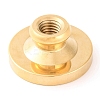 Golden Tone Round Wax Seal Brass Stamp Heads LS-AJEW-S087-01G-07-3